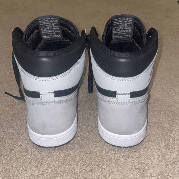 Nike Air Jordan 1 Retro Shadow 2.0 OG 555088–035 Black Gray ￼Size 11 - Picture 5 of 9